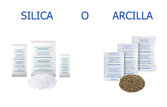 ¿Desecantes de silica gel o arcilla?