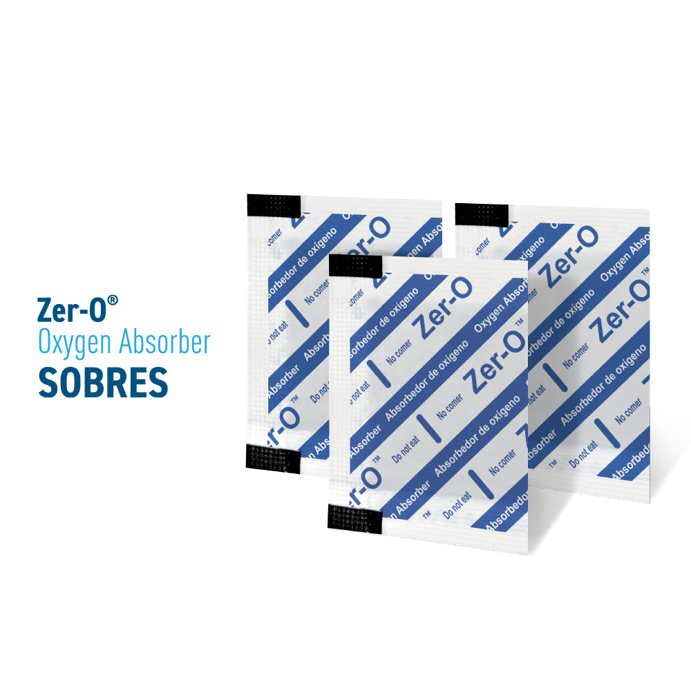 Absorbentes de oxígeno 20cc, 30cc, 50cc y 100cc