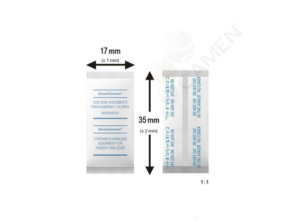 Gel de Sílice 5g 100pz Silica Gel Para Humedad DeseCamen SOBRES 2G