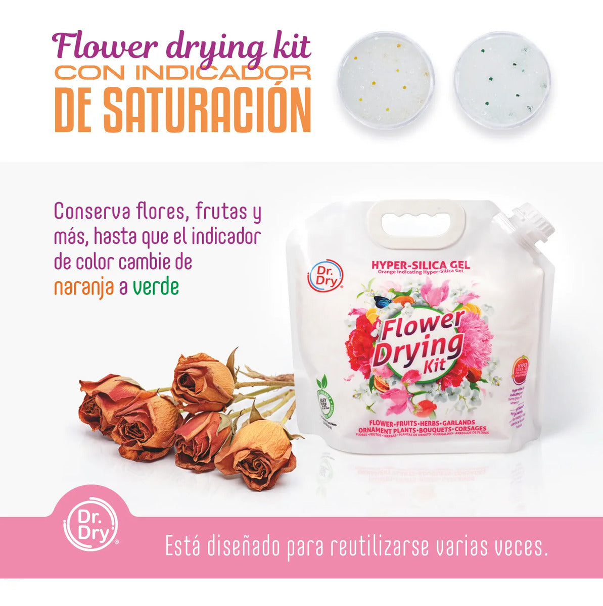 Dr. Dry Secado De Flores 4.5kg - Flower Driying Kit
