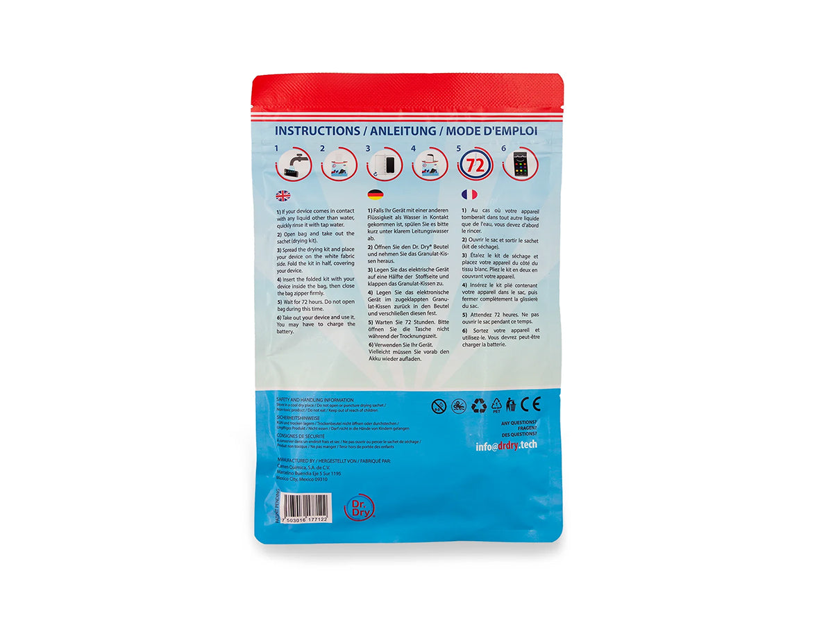 Dr.Dry®️ Rescue Kit - Wet Cell Phone and Hearing Aids