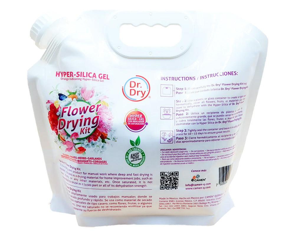 Dr.Dry®️Flower Drying Kit - Flower and Fruit Drying 2.2 kg (Hyper Silica)